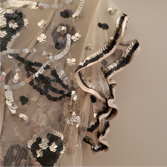 Temperley London Mesh, Silk & Sequin Jacket S/M - Picture 7 of 9